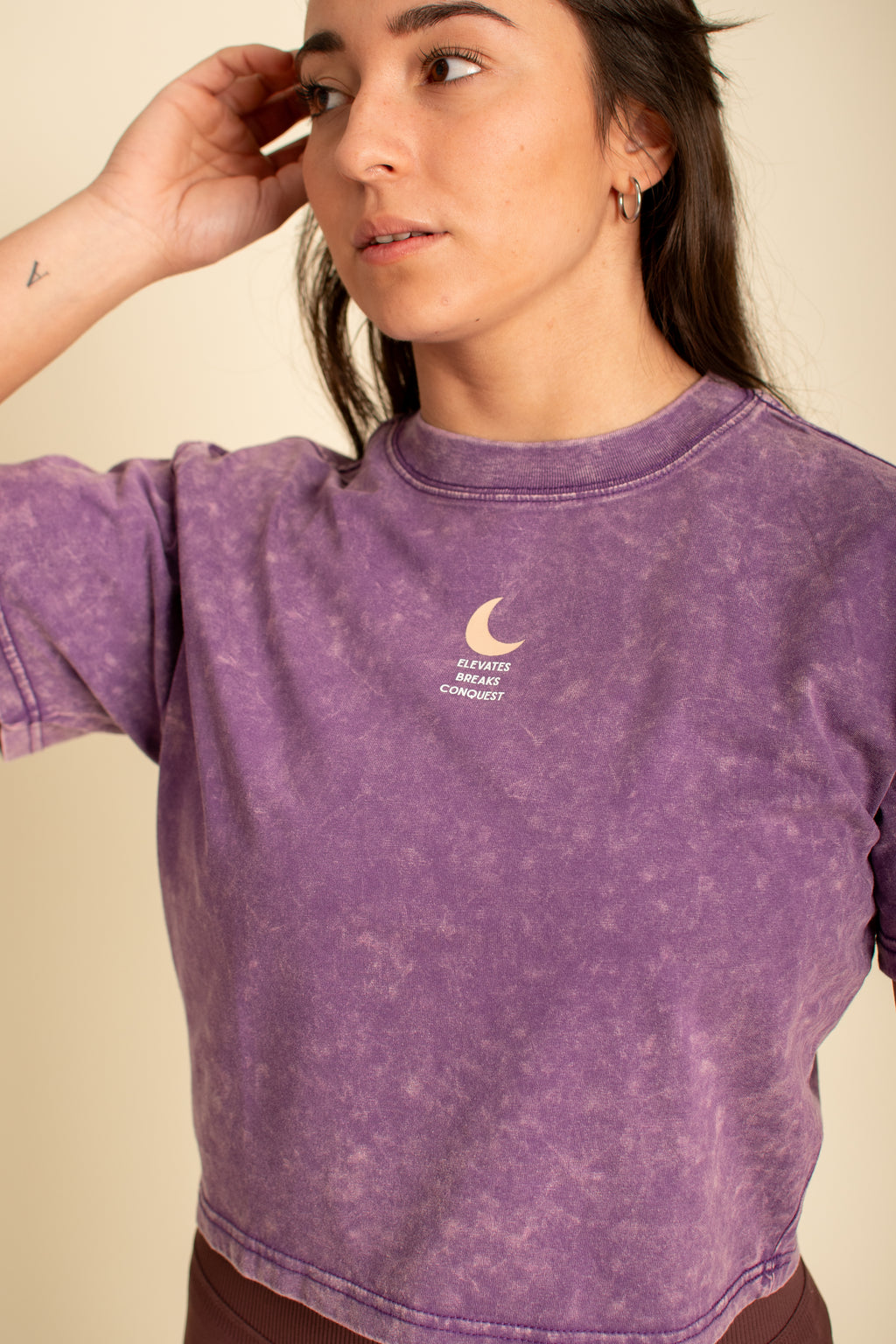 Camiseta Crop Top Moon