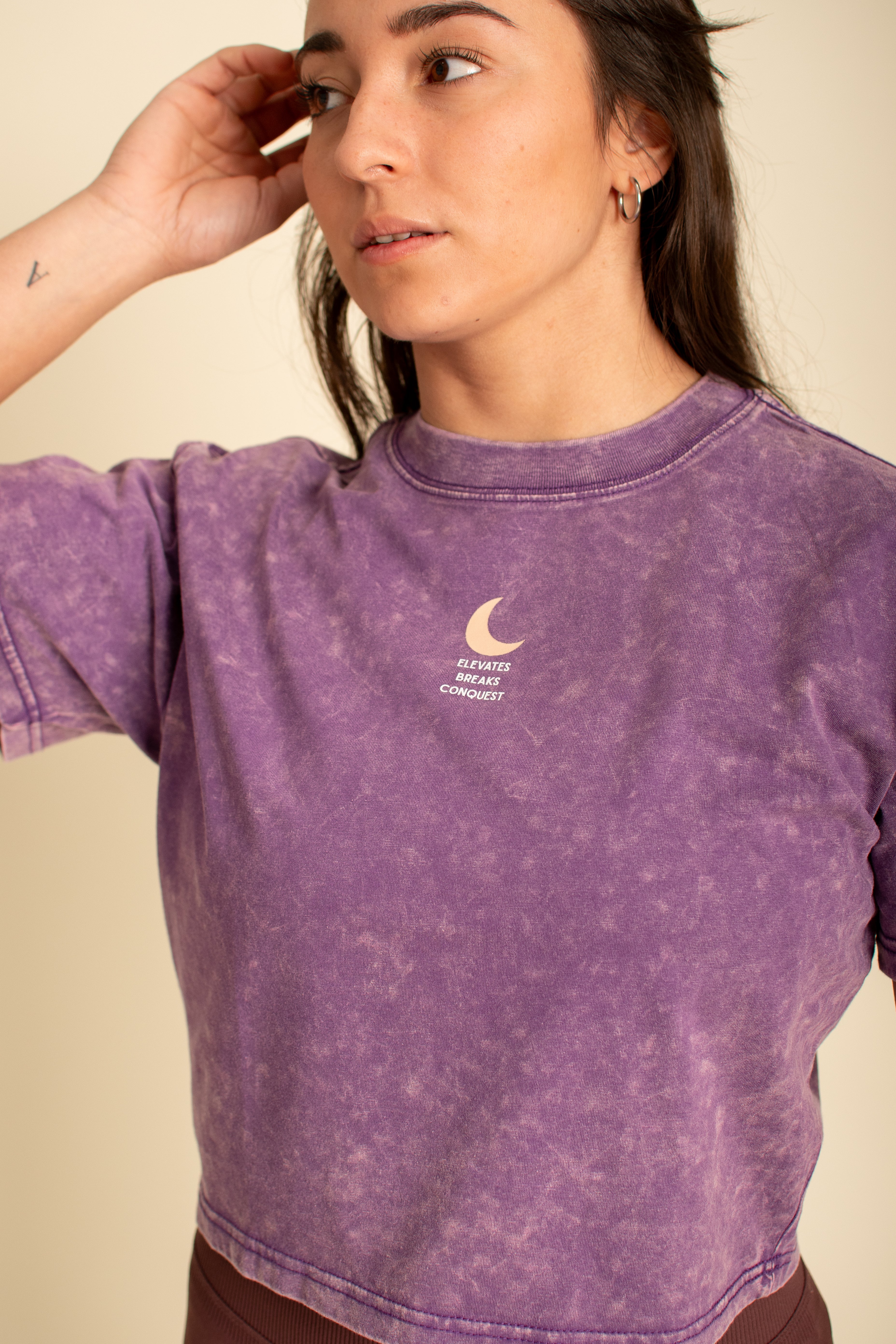 Camiseta Crop Top Moon