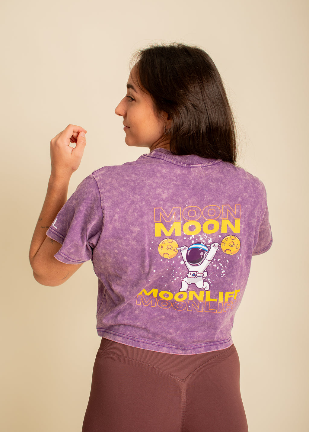 Camiseta Crop Top Moon